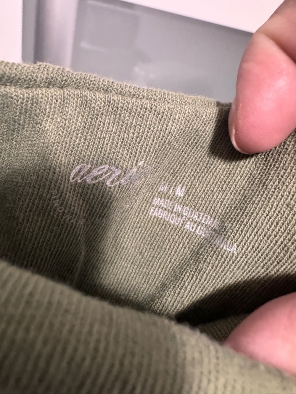 Aerie Foldover Asymmetrical Handkerchief Hem Mini Skirt Olive - Picture 4 of 10